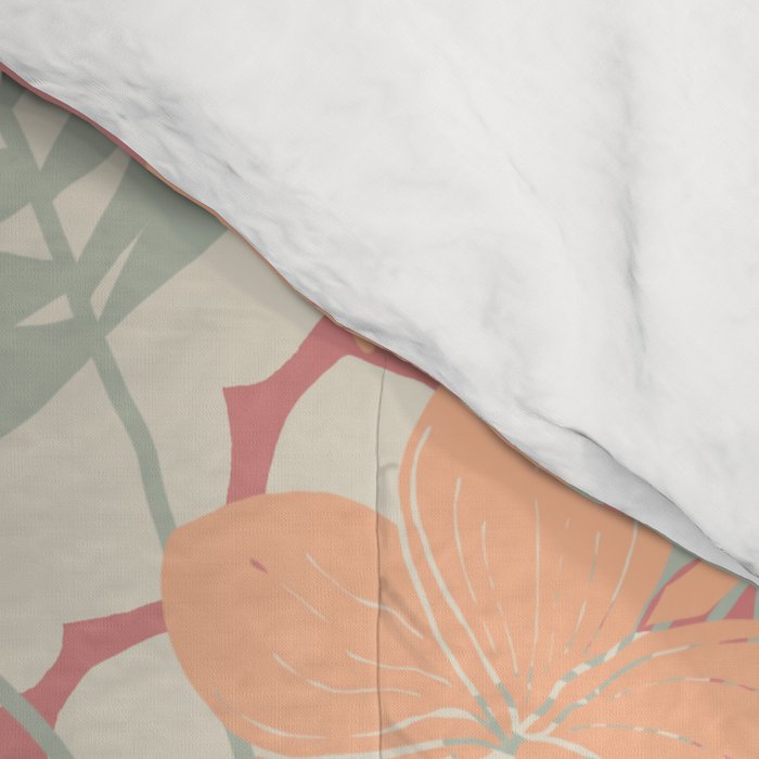 Exotic plumeria flowers A Comforter Gallery Image 4
