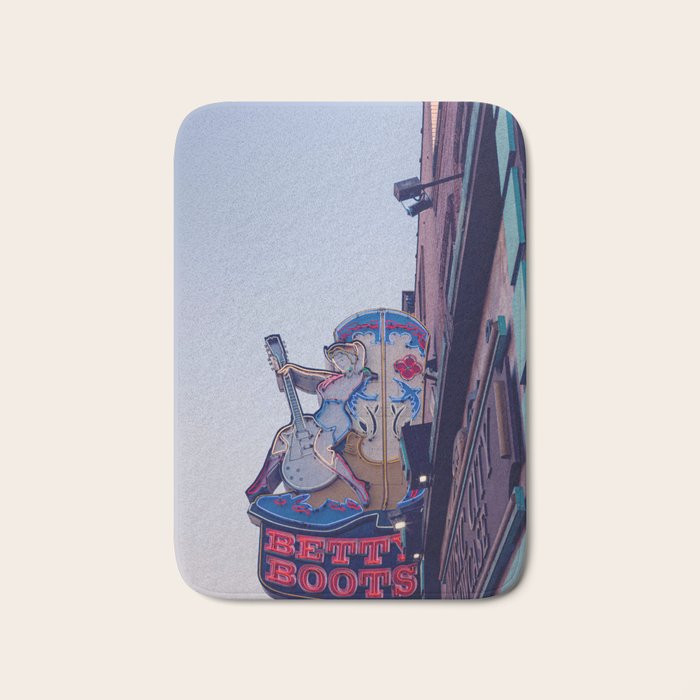 Nashville Neon II x Downtown Nashville Bath Mat Gallery Image 1
