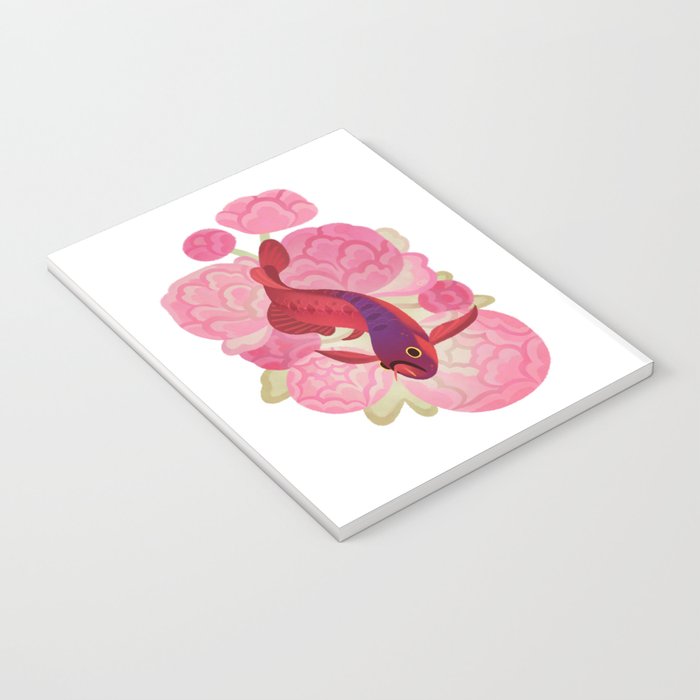 Arowana and peony Notebook Gallery Image 3