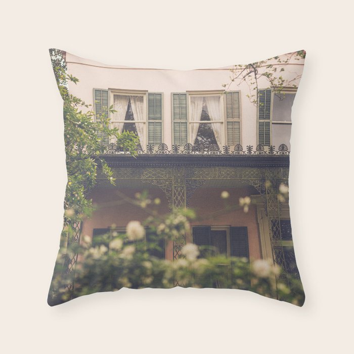 Afternoon in the Garden District x New Orleans Photography Throw Pillow Gallery Image 6
