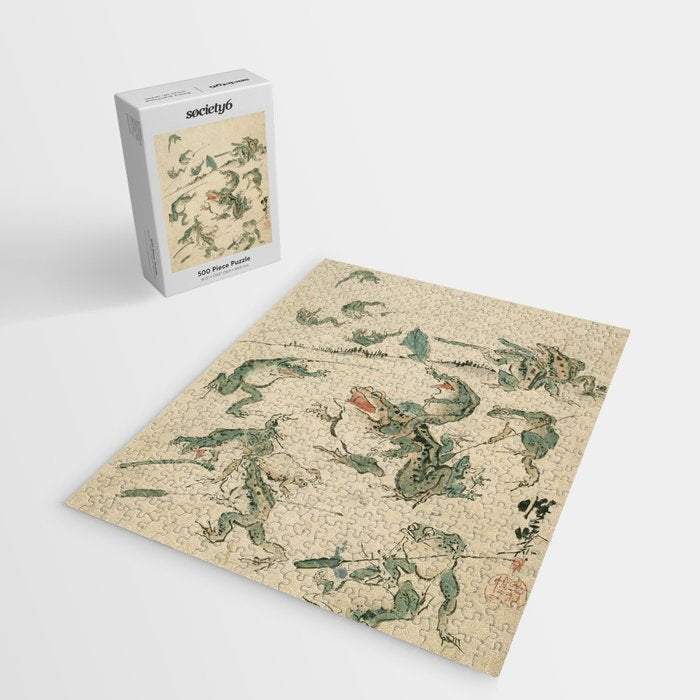 Battle of the Frogs Jigsaw Puzzle Gallery Image 2