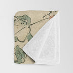 Battle of the Frogs Throw Blanket Gallery Image 3