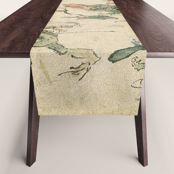 Battle of the Frogs Table Runner Gallery Image 1