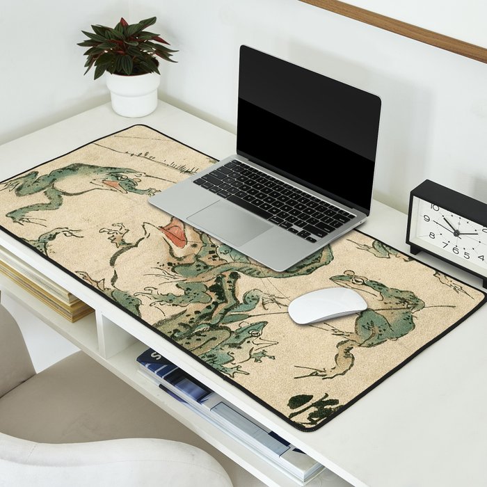Battle of the Frogs Desk Mat Gallery Image 2