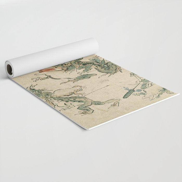 Battle of the Frogs Yoga Mat Gallery Image 2