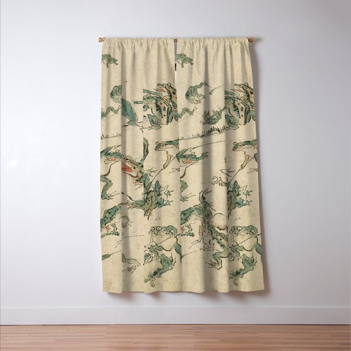 Battle of the Frogs Window Curtain Gallery Image 3