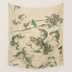 Battle of the Frogs Wall Tapestry Gallery Image 4