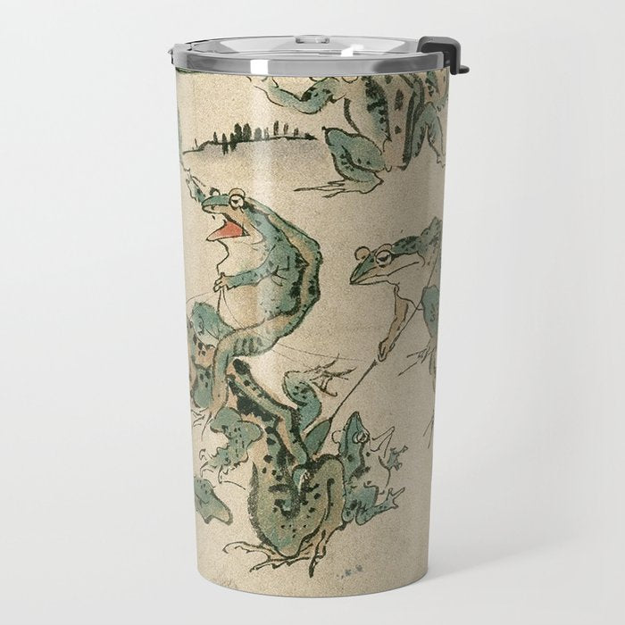 Battle of the Frogs Travel Mug Gallery Image 2