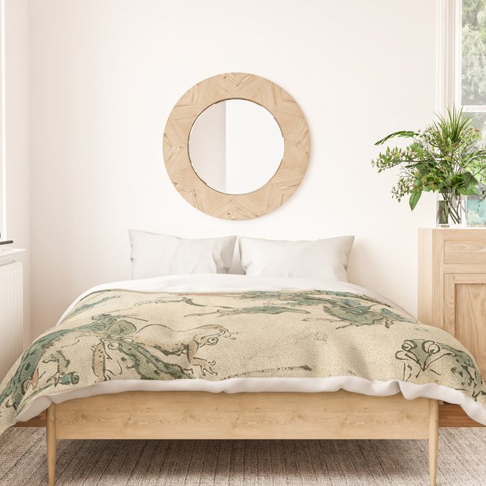 Battle of the Frogs Duvet Cover Gallery Image 3