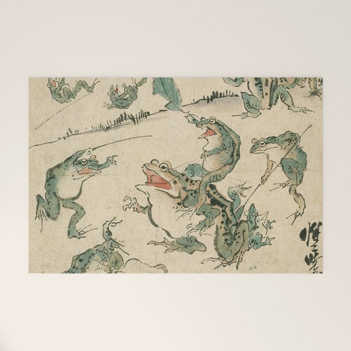 Battle of the Frogs Welcome Mat Gallery Image 1