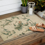 Battle of the Frogs Outdoor Rug Gallery Image 2