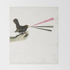 Bird in the Hand Throw Blanket Gallery Image 2