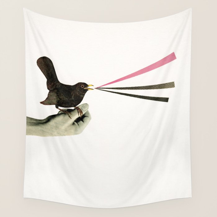 Bird in the Hand Wall Tapestry Gallery Image 4