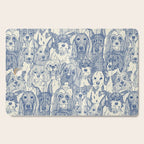 dogs aplenty classic blue pearl Cutting Board Gallery Image 1