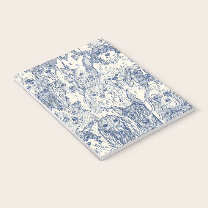 dogs aplenty classic blue pearl Notebook Gallery Image 3