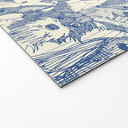 dogs aplenty classic blue pearl Welcome Mat Gallery Image 2