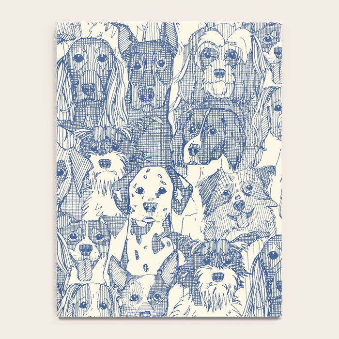 dogs aplenty classic blue pearl Notebook Gallery Image 4