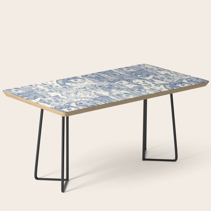 dogs aplenty classic blue pearl Coffee Table Gallery Image 1