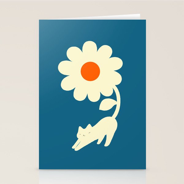 Cat and Plant 67 Stationery Card Gallery Image 1