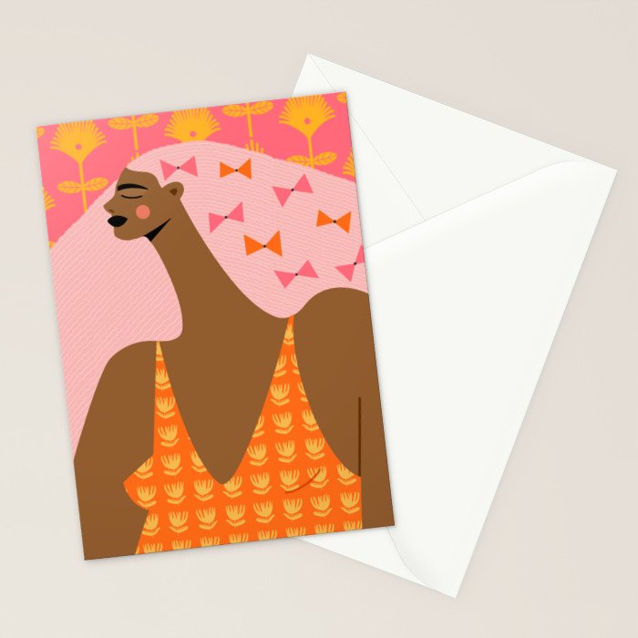 Bow Stacking Queen Stationery Card Gallery Image 2