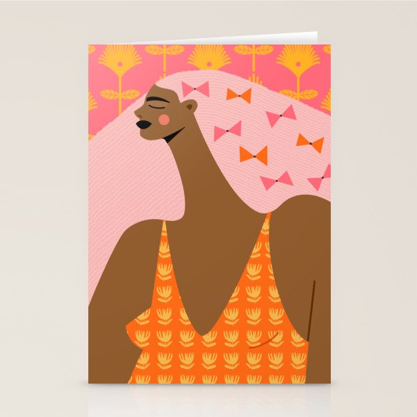 Bow Stacking Queen Stationery Card Gallery Image 1