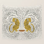 Tiger Vase Wall Tapestry Gallery Image 4