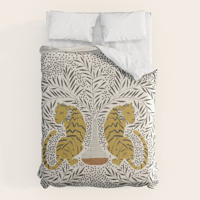 Tiger Vase Comforter Gallery Image 6