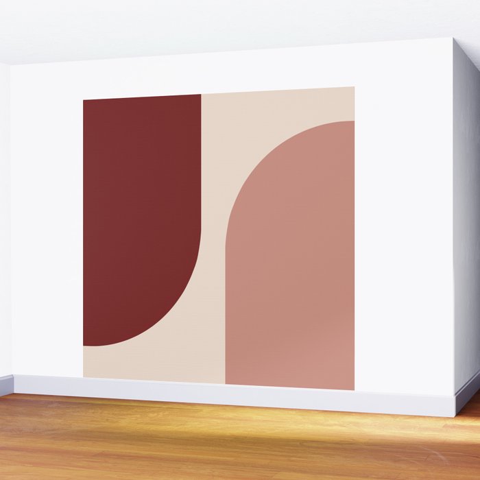 Modern Minimal Arch Abstract LXXXV Wall Mural Gallery Image 2
