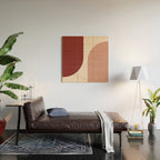 Modern Minimal Arch Abstract LXXXV Wood Wall Art Gallery Image 2