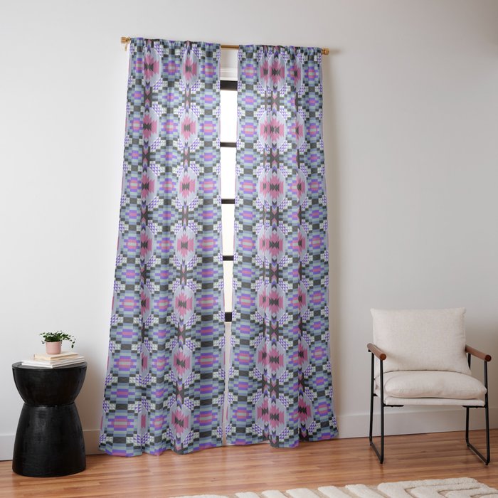 MP Tribal geometric A Window Curtain Gallery Image 10