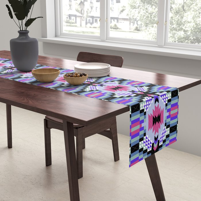 MP Tribal geometric A Table Runner Gallery Image 2