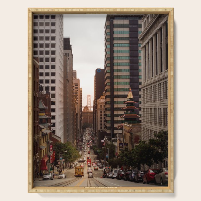 Lingering in San Francisco Serving Tray Gallery Image 1