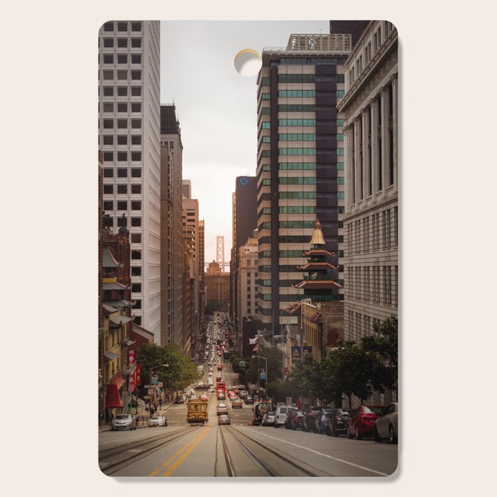 Lingering in San Francisco Cutting Board Gallery Image 1