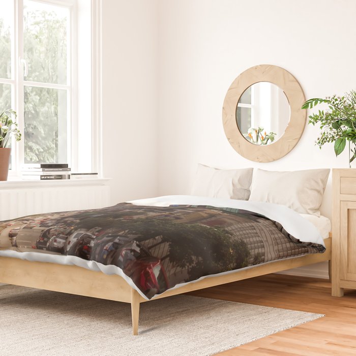 Lingering in San Francisco Duvet Cover Gallery Image 2