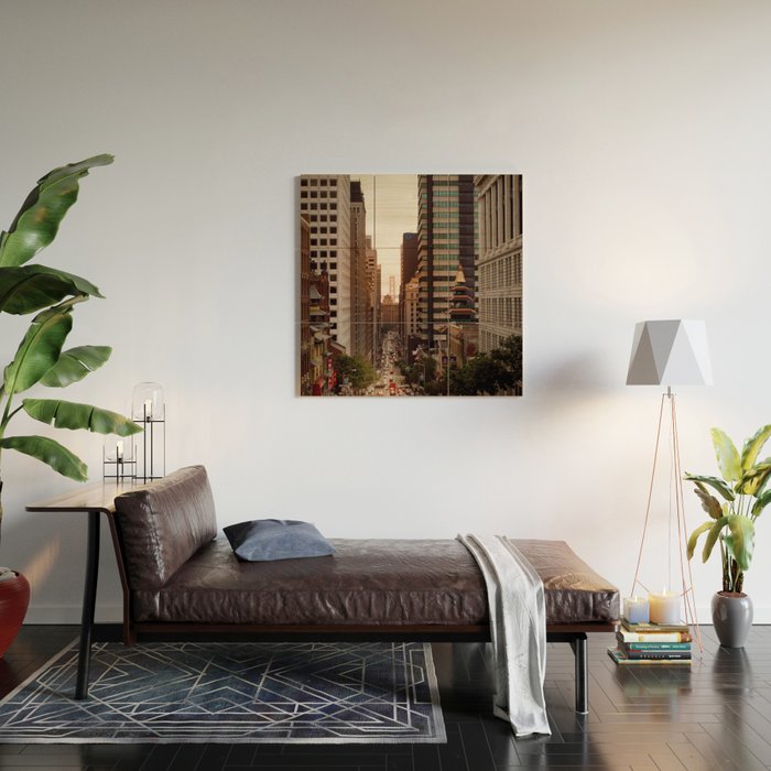 Lingering in San Francisco Wood Wall Art Gallery Image 2