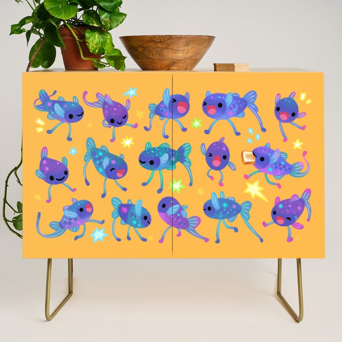 Cheerful tripod fish Credenza Gallery Image 1