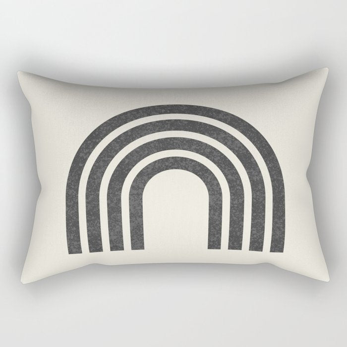 Woodblock arch Rectangular Pillow Gallery Image 2