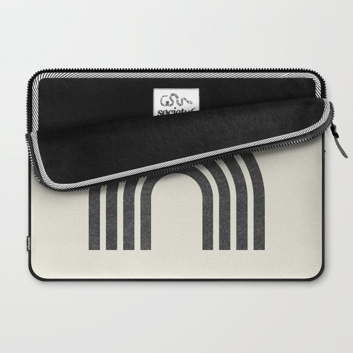 Woodblock arch Laptop Sleeve Gallery Image 2