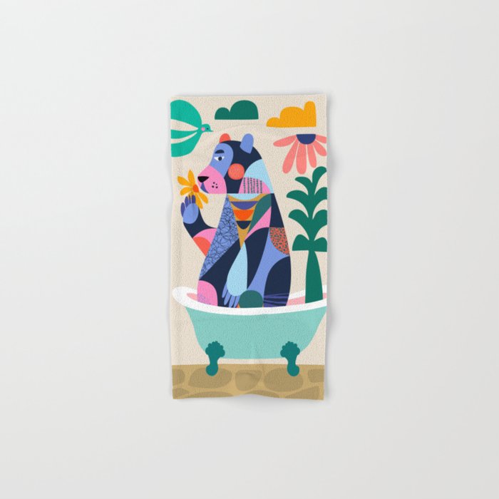 Bear in the bathtub Bath Towel Gallery Image 1