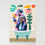 Bear in the bathtub Stationery Card Gallery Image 2