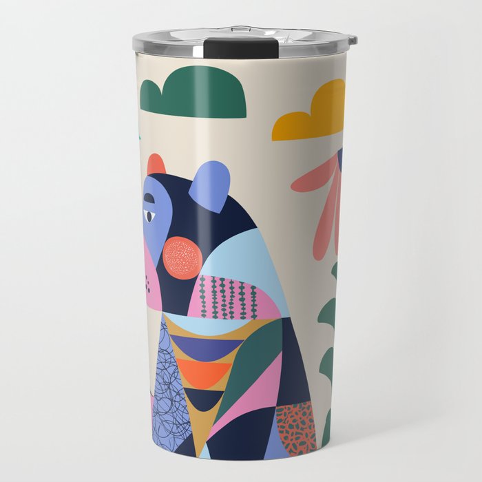 Bear in the bathtub Travel Mug Gallery Image 1