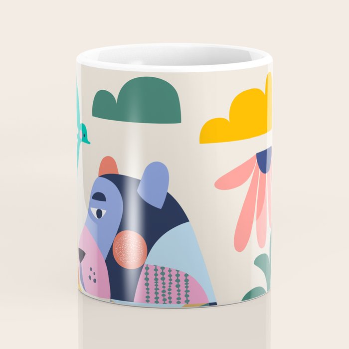 Bear in the bathtub Coffee Mug Gallery Image 4