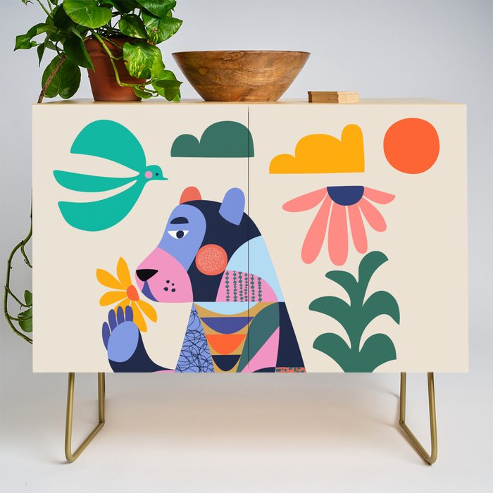 Bear in the bathtub Credenza Gallery Image 1