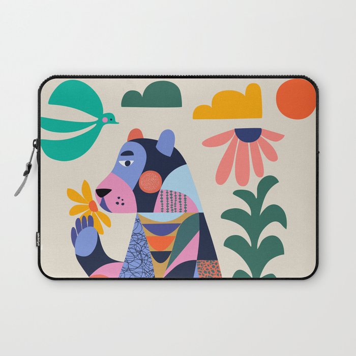 Bear in the bathtub Laptop Sleeve Gallery Image 1