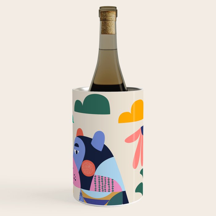 Bear in the bathtub Wine Chiller Gallery Image 1