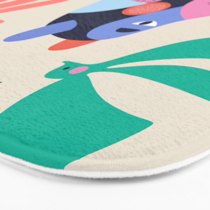 Bear in the bathtub Bath Mat Gallery Image 3