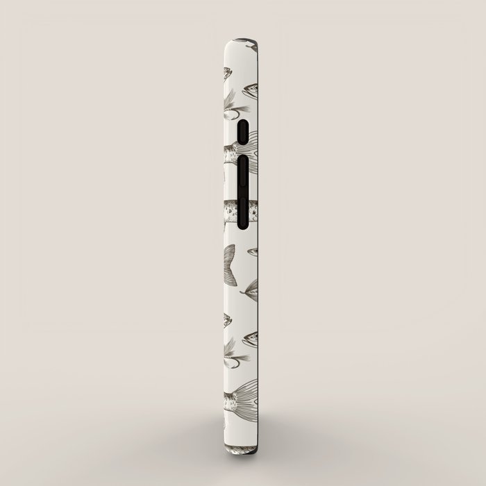 Brown - Freshwater Fish Toile iPhone Case Gallery Image 2