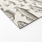 Brown - Freshwater Fish Toile Welcome Mat Gallery Image 2