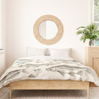 Brown - Freshwater Fish Toile Duvet Cover Gallery Image 3