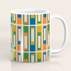 Mid Century Modern Geometric Lexington Ave Multicolored Retro Pattern Coffee Mug Gallery Image 1